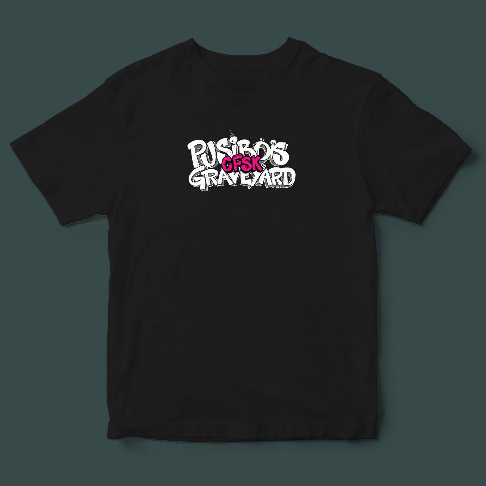 PusiboisGraveyard_Black Tee - Pusibois Graveyard - Image 1
